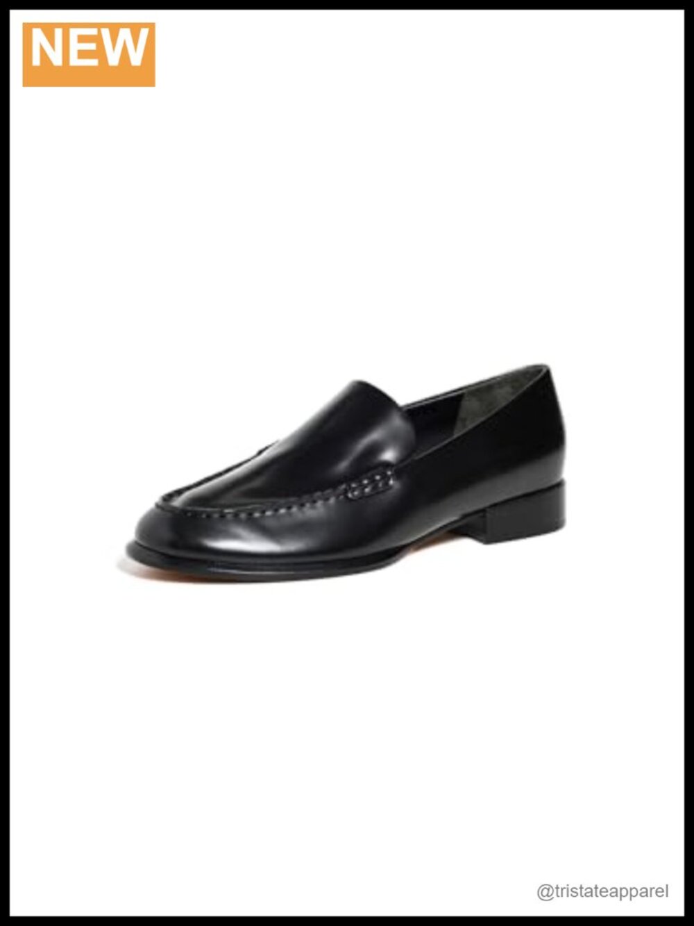 Lightweight Leather Loafers Cushioned Footbed Slip-On Business Casual Shoes